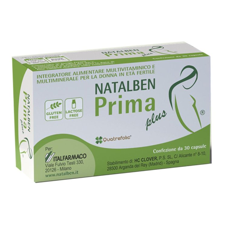 Natalben Prima Plus Integratore per la Gravidanza 30 compresse